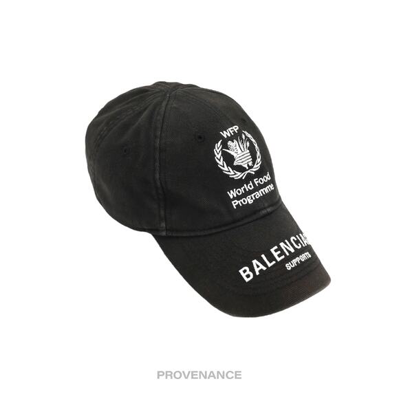 🔴 Balenciaga WFP World Food Programme Cap - Washed Black - Picture 3 of 12